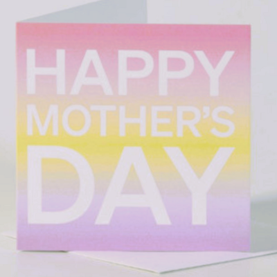 Greetings Card, Happy Mother’s Day | Mother's Day | Mothering Sunday - We'll add your special message to this 'HAPPY MOTHER’S DAY' greetings card and place it into an envelope to go with your gift. The card is 15cm x 15cm. Local Florist in Darlington